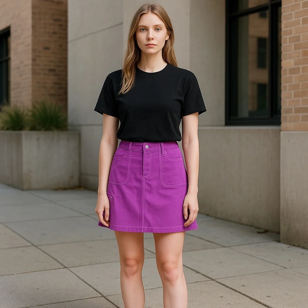 Kuhl Purple A Line Utility Skirt Stretch Outdoor Casual Size 6